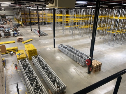 Loten 2dehands magazijnrekken