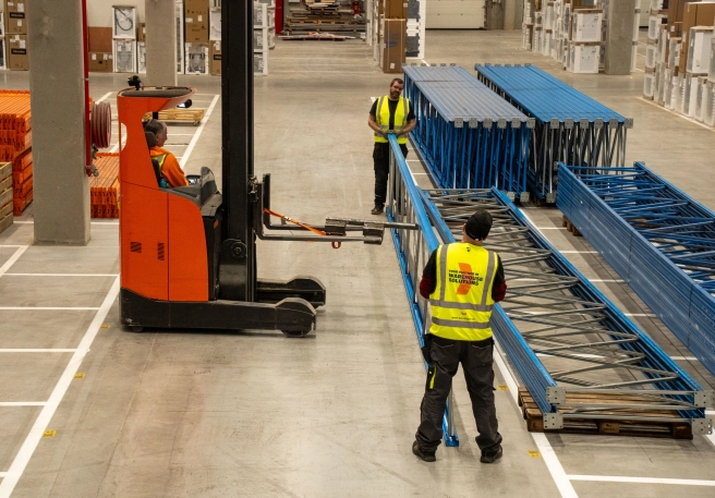 BMS – Verhuis en reorganisatie van palletstellingen